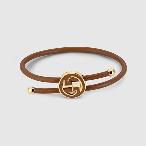 Armband mit rundem GG aus Emaille