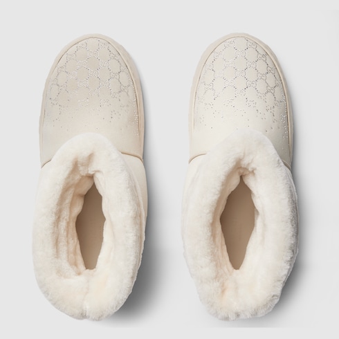 Bota para mujer con forro de lana merina