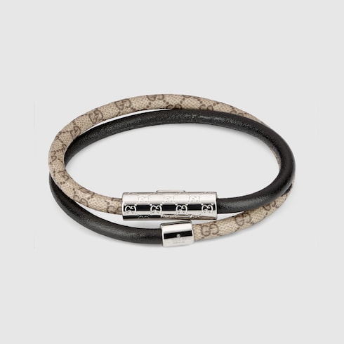 Double bracelet with GG detail