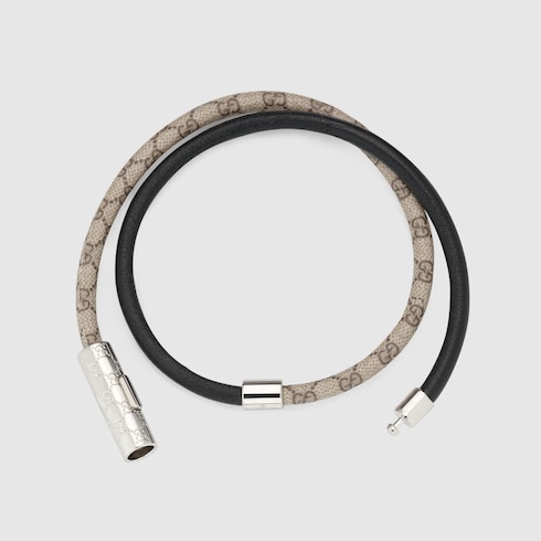 Double bracelet with GG detail