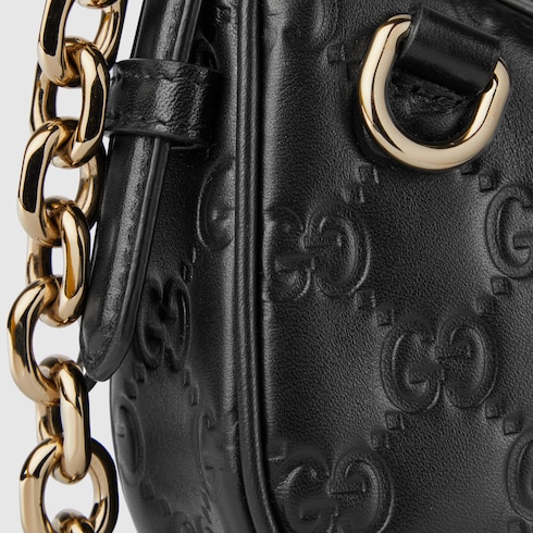 GG Emblem mini shoulder bag