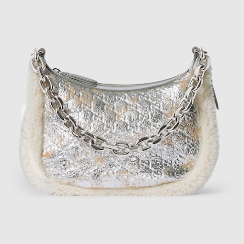 Sac à épaule GG Emblem moyen format