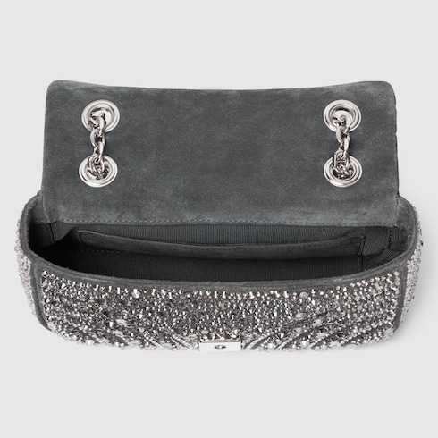 GG Marmont crystals small shoulder bag