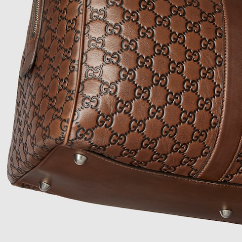 〔GGエンブレム〕ミディアム ダッフルバッグ