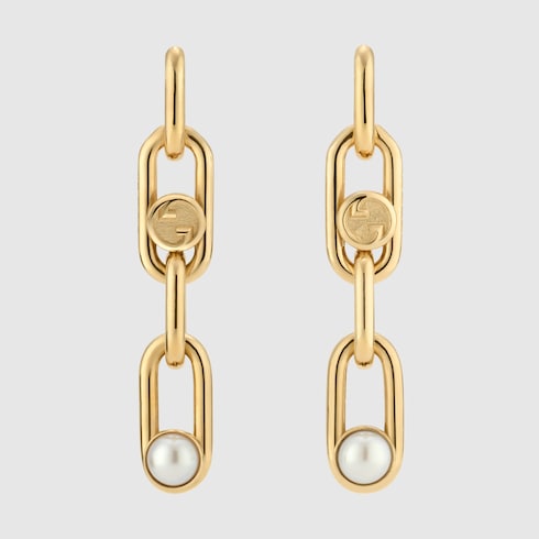 Pendientes con perlas móviles