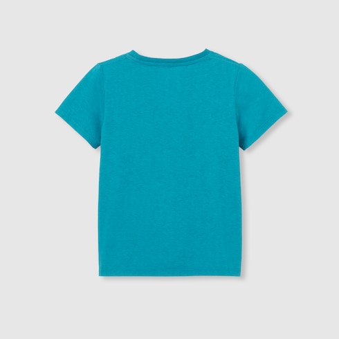 Camiseta infantil de algodón con estampado