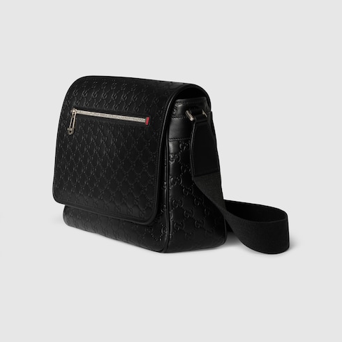 Borsa a tracolla GG Emblem misura media