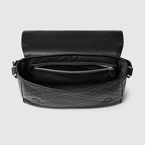 Borsa a tracolla GG Emblem misura media