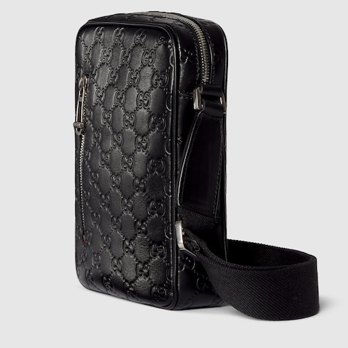 Bolso cruzado pequeño para el hombro GG Emblem