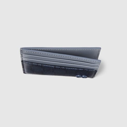 GG Kartenetui mit blassblauem Besatz