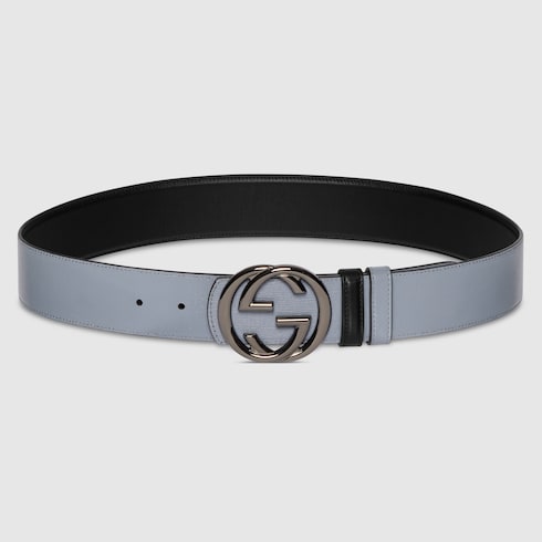Reversible belt with Interlocking G buckle