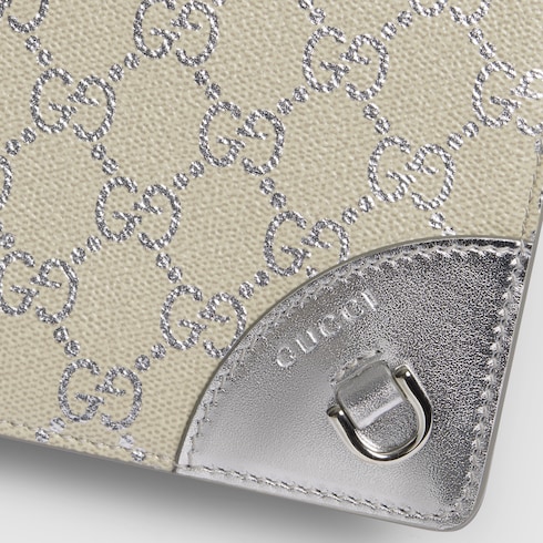 GG Emblem Brieftasche mit Kettenriemen