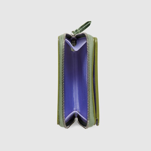 ダブルG バイカラー ミニ ジップウォレット