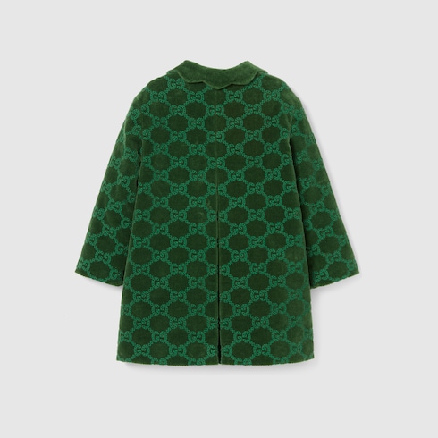 Manteau pour bébé en velours de coton GG