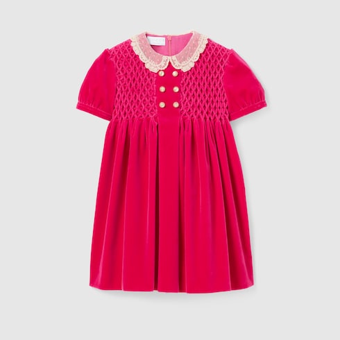 Robe pour enfant en velours