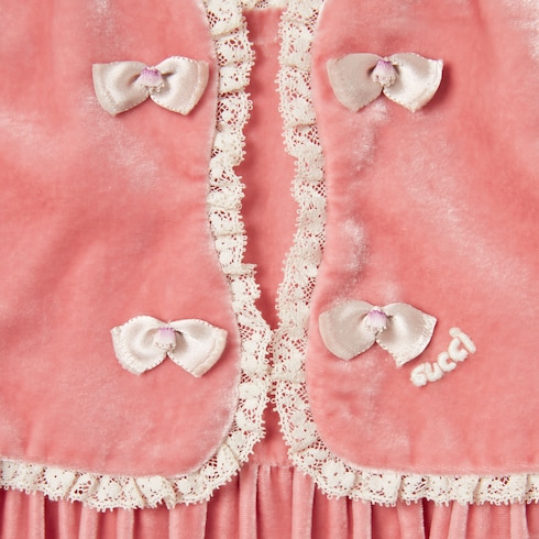 Vestido de Bebé de Terciopelo