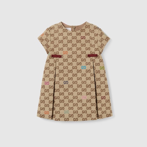 Baby GG canvas dress