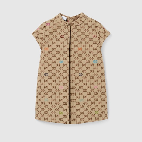 Children's GG canvas dress
