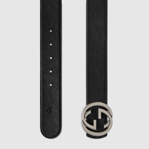 Reversible belt with Interlocking G buckle