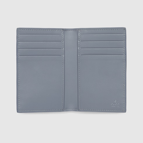 灰蓝色内饰GG长款卡片夹