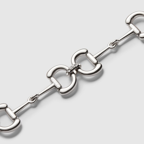 Cinturón fino con Horsebit con cristales