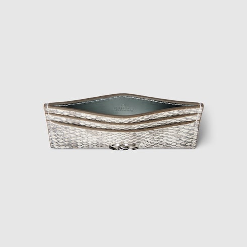 GG Marmont python card case