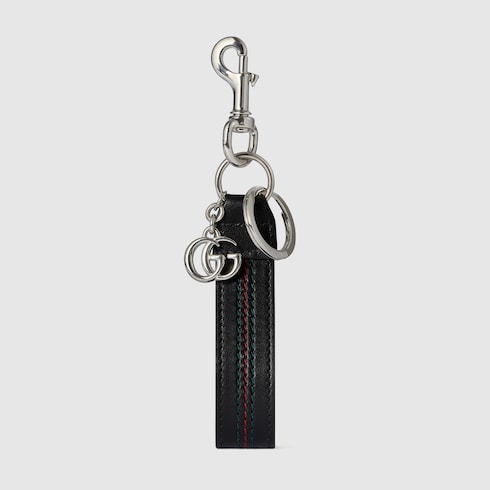 Double G keychain with Web detail 