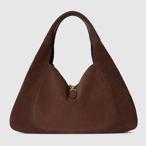 〔グッチ ソフトビット〕マキシ ショルダーバッグ