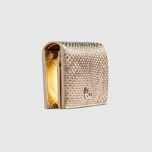 GG Marmont python small wallet