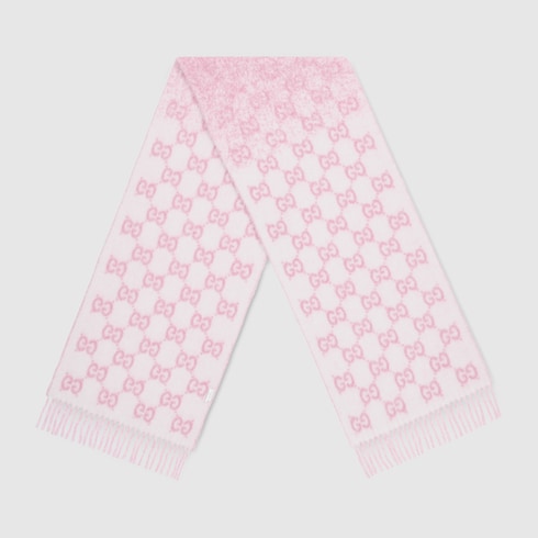 GG alpaca wool blend scarf