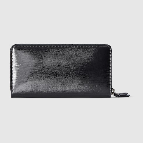 Bi-colour GG Marmont zip around wallet