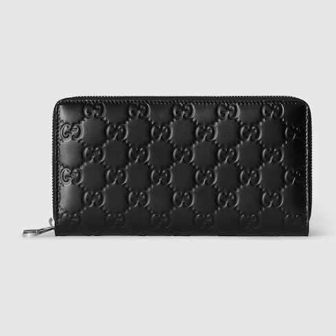 Cartera GG Emblem con cremallera