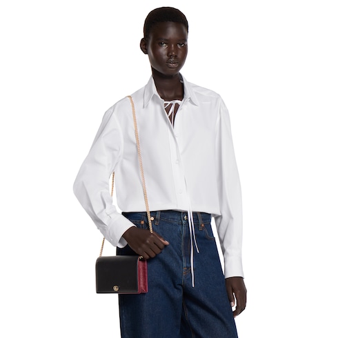 GG Marmont wallet on chain