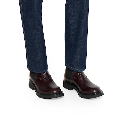 Men's ankle boot with GG detail