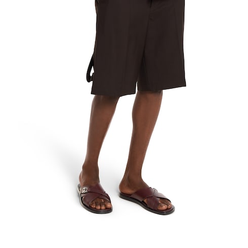 Men's slide sandal with Interlocking G