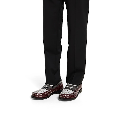 Men's loafer with removable detail