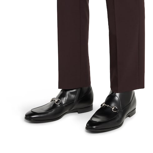 Men's ankle boot with Horsebit