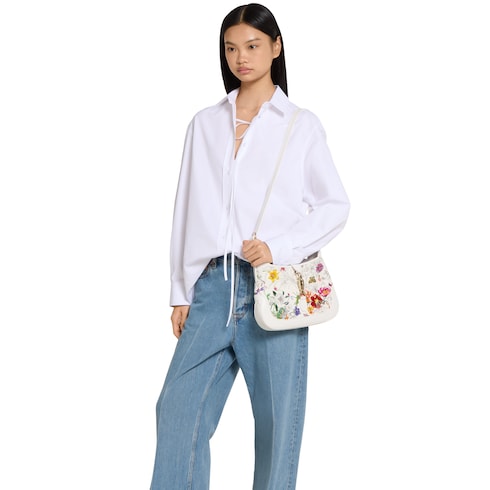 Gucci Jackie 1961 embroidered medium bag