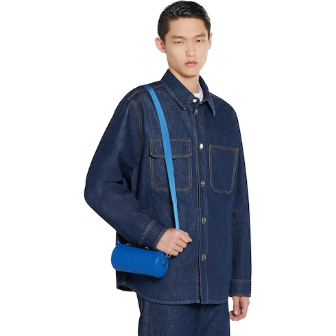 Gucci Edge系列迷你圆筒包