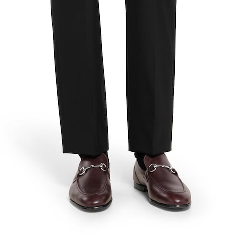 Gucci Jordaan系列男士乐福鞋