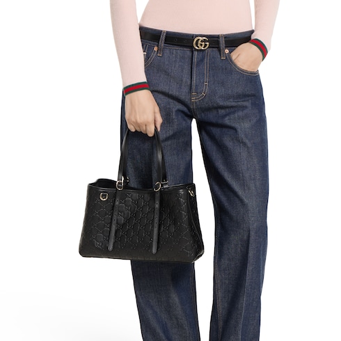 GG Emblem medium tote bag  