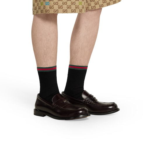 Herrenloafer mit abnehmbarem Detail