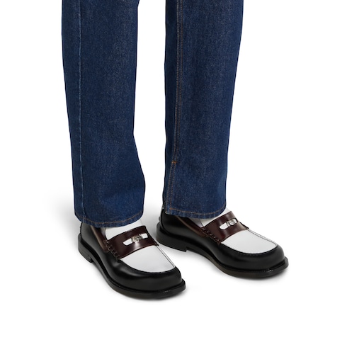 Mocasín con detalle extraíble para hombre