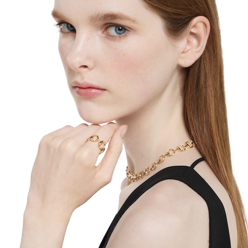 خاتم Gucci Horsebit عيار 18 قيراطاً