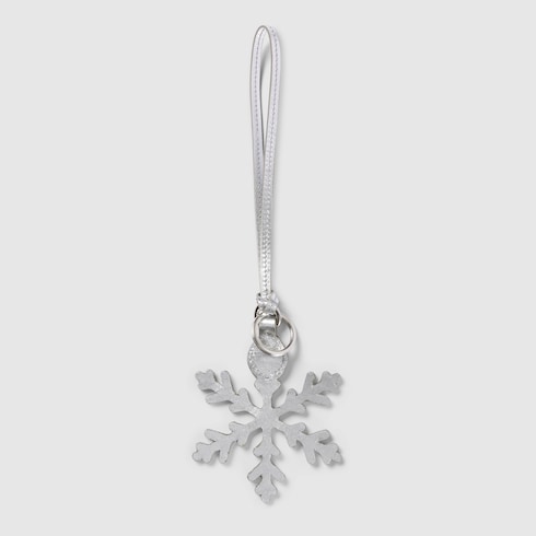 Adorno para bolso con forma de copo de nieve
