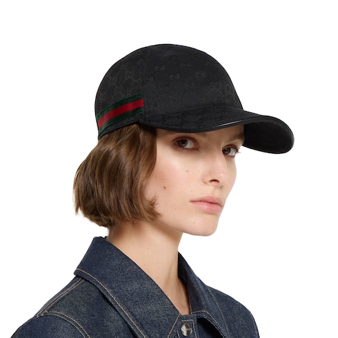 Cappellino da baseball in tessuto GG con Web