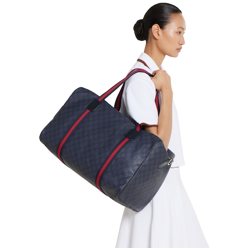 Bolsa viaje con tribanda Web tamaño mediano
