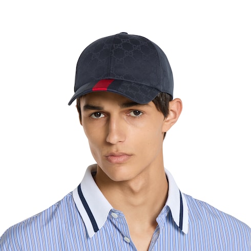Casquette en coton GG avec bande Web