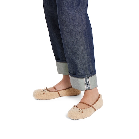 Bailarina Gucci Horsebit para mujer