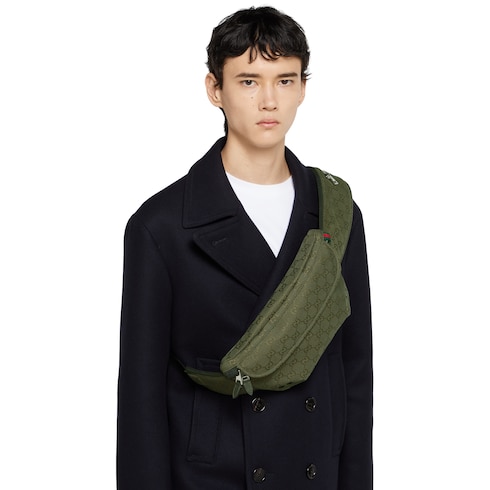 GG canvas large belt bag 